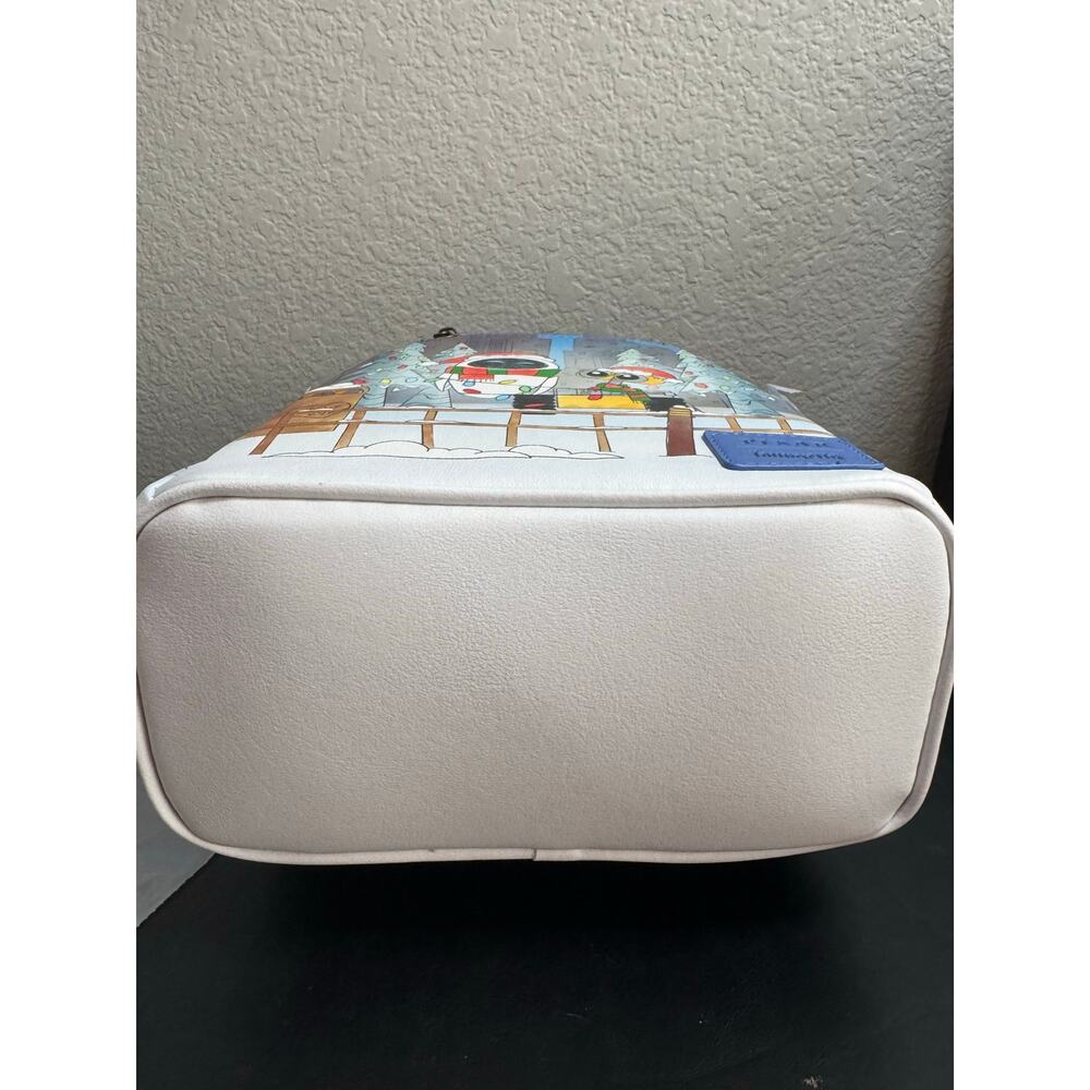 Loungefly Disney Pixar Wall-E EVE Holiday Christmas Mini Backpack NEW - Picture 5 of 5